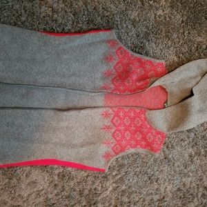 Zip up woolrich wool vest